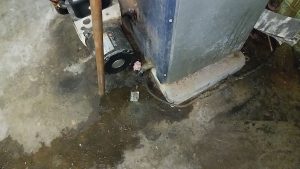 Leaking boiler