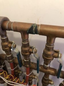 Leak in pipe