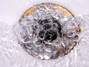 Bubbling drain